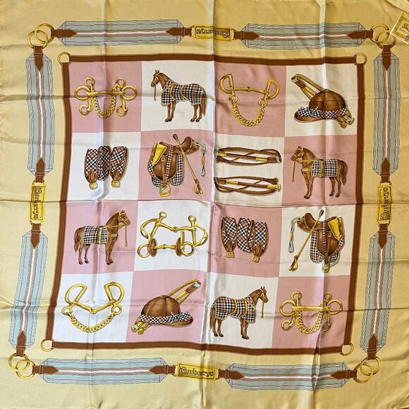 Vintage Burberrys Silk Scarf - NWT - Picture 1 of 5